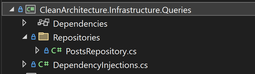 Clean Architecture Infrastructure Queries