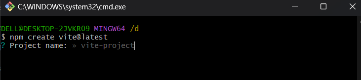 Create a Vue.js + Vite app